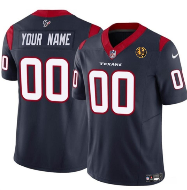 Custom Houston Texans Vapor F.U.S.E. Limited Jersey